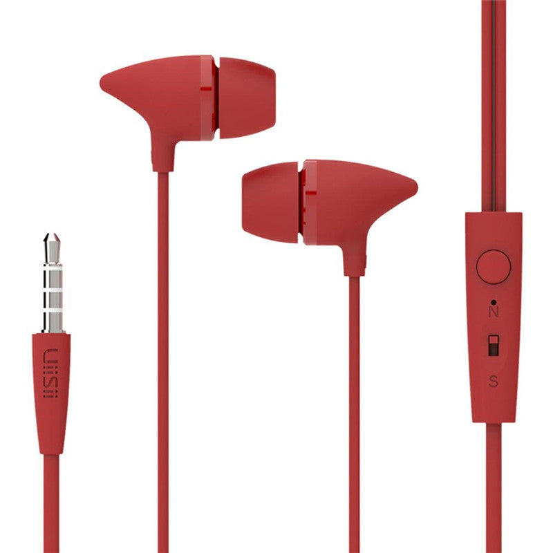 Uiisii C100 In-ear Headphones Bass Stereo 3.5mm Music Earphone With Mic for Xiaomi PC Android