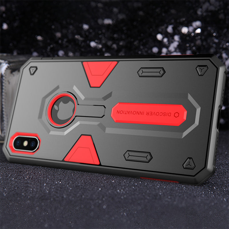 NILLKIN Shockproof Anti-scratch  Soft TPU + Hard PC Back Cover Protective Case for iPhone XS MAX