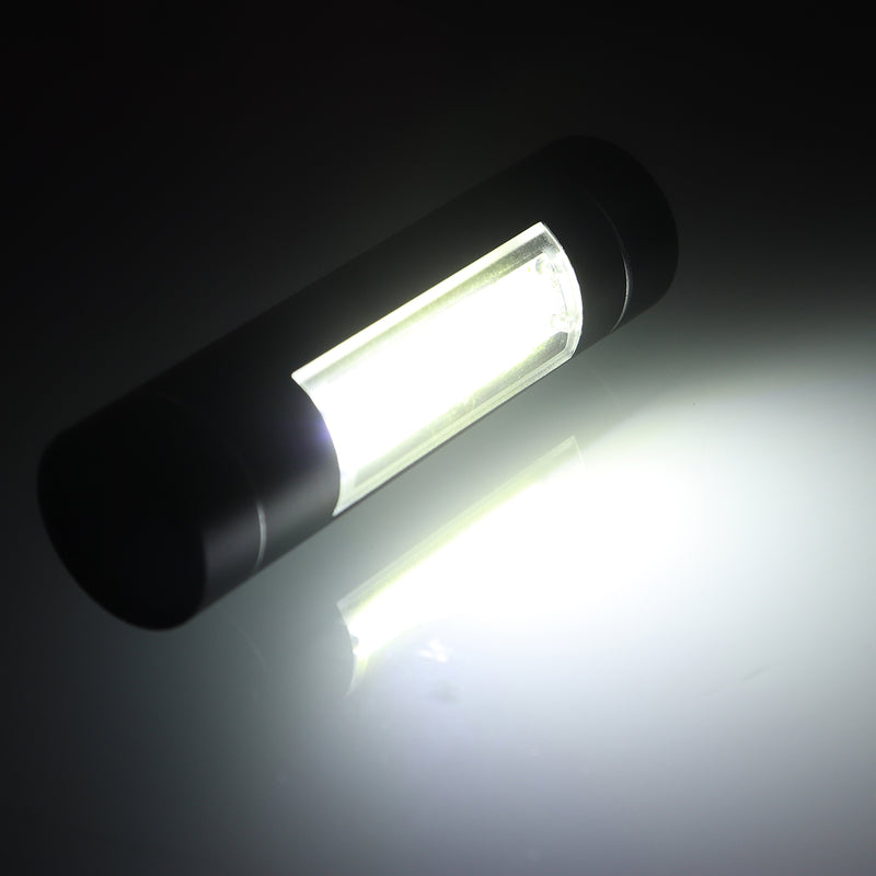 Portable Tactical Mini COB LED Flashlight Pocket Clip Torch Light Lamp