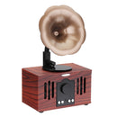 Portable Gramophone Shape Wireless bluetooth Speaker Support TF card AUX U-Disk