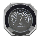 7/8" 1" Motorcycle Accessory Handlebar Mount Clock Watch & Thermometer