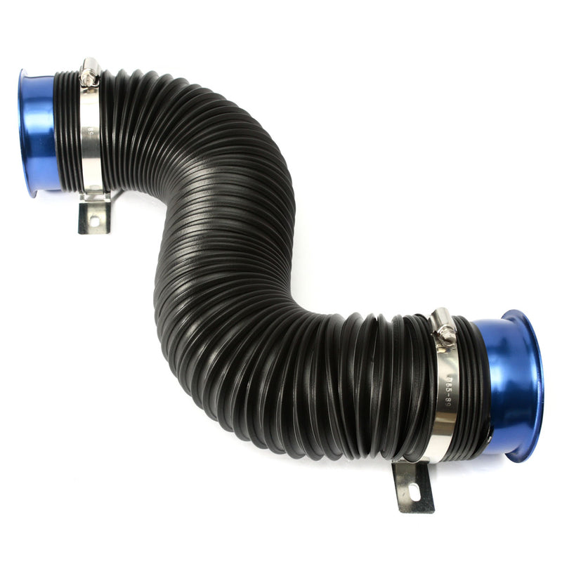 3'' 75mm Modified Cold Air Intake Hose Turbo Dust Turbine Flexible Car Tube Pipe Kit