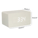 Digital Thermometer LED Desk Alarm Clock With  Wireless Charger For Phone