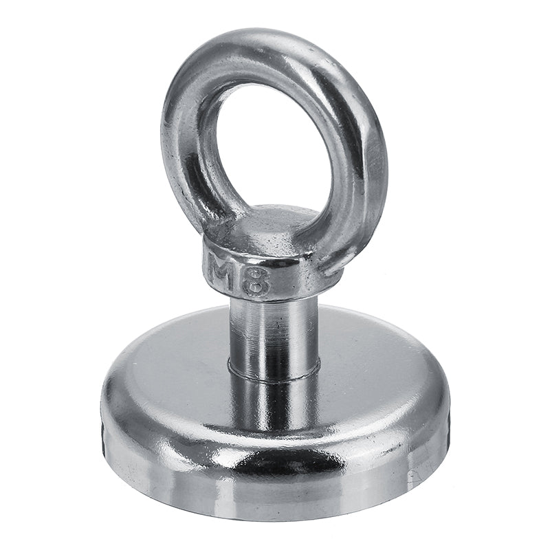 98kg 48mm Neodymium Recovery Magnet Salvage Recovery Fishing Magnet for Detecting Metal Treasure