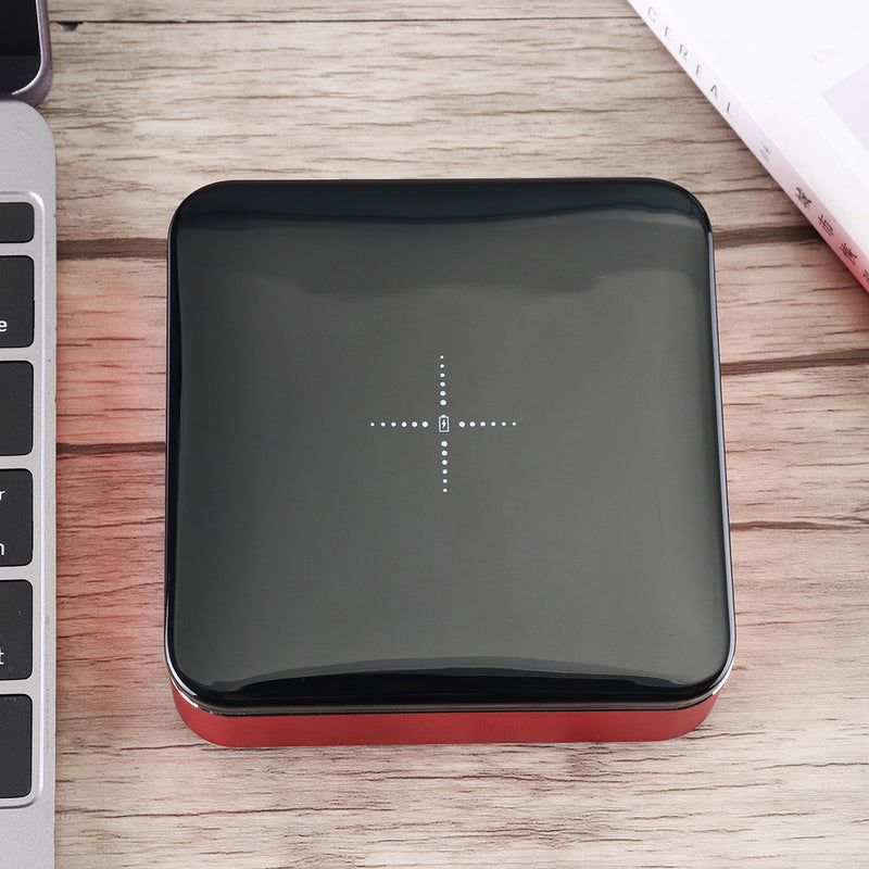 20000mAh Wireless Charging External Battery Power Bank Mini Dual USB Portable