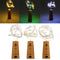 Battery Powered 20 LEDs Cork Shaped LED Night Starry Light Wine Bottle Lamp for Xmas Party