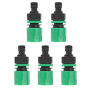 5Pcs Dual-use Connectors Garden Water Quick Coupling 1/2 inch Hose Quick Connectors Garden Pipe Adapters Homebrew Watering Tubing Fitting