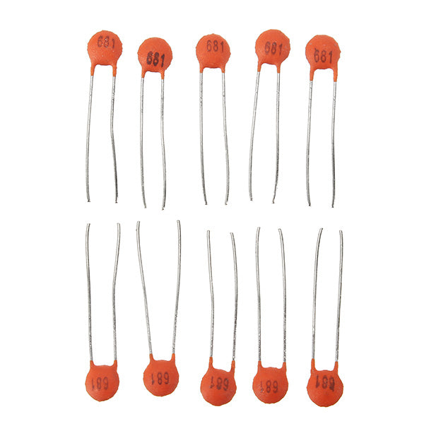 300pcs 30 Values 50V 2PF-0.1UF Ceramic Capacitor Kit Electronic Component Set 10pcs Each Value