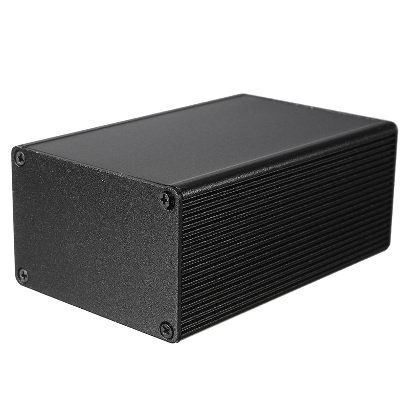 100*66*43mm Black Aluminum Box Instrument Enclosure Case Electronic DIY Project