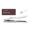 2 in 1 USB Charge Wireless Hair Straightener Curler Flat Iron Ceramic