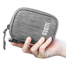 BUBM QYR Single Double Layer Electronics Accessories U Disk Cable Organizer Data Cable Storage Bag