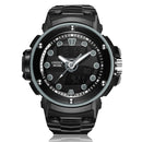 OHSEN AD1712 Dual Display Digital Watch Outdoors Sport Men Luminous Alarm Waterproof Watch