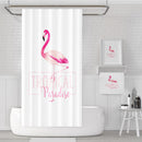 1.8M Cartoon Waterproof Bathroom Bath Shower Curtain Polyester Fabric With 12 Hook