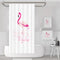 1.8M Cartoon Waterproof Bathroom Bath Shower Curtain Polyester Fabric With 12 Hook