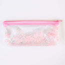 Creative Stationery Pencil Case Korean Transparent Sequins Stationery Box Student Supplies