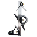 DANIU 12inch Square Ruler Adjustable Stainless Steel Combination Angle Tool