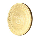 40*2.5mm Metal Poker Guard Card Protector Coin Chip Color Gold Plated With Round Plastic Case