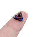 Drillpro 10pcs HRC45 Blue Nano 11ER A60 Carbide Insert External Threading Insert