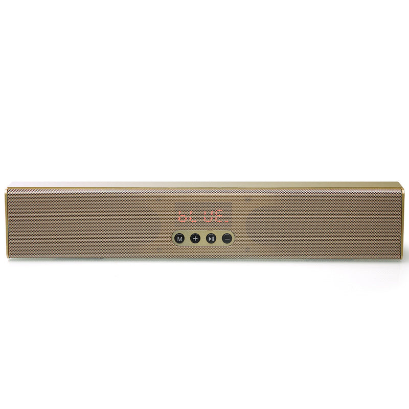 S12 Smart Wireless bluetooth Speaker Dual Stereo LED Display FM Radio TF Card Bass Soundbar