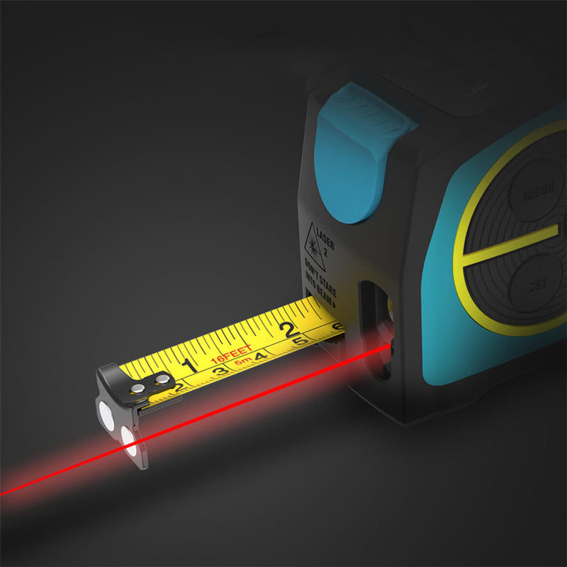 2-in-1 40m Laser Rangefinder Steel Tape Measure Digital Distance Meter Infrared Range Finder Ruler LCD Digital Display from Xiaomi Youpin
