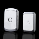CACAZI A20 Wireless Music Doorbell Waterproof AC 110-220V 300M Remote Door Bell 1 Button 1 Receiver