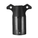 Black Round Trailer Connector 7 Poles RV Male Light Plug 7 Way Connector