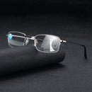 Anti-fatigue Progressive Multi-focus Reading Glasses Foldable Metal Frame Anti-blue Mini Vintage Reading Glasses