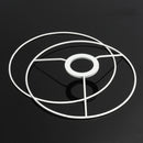 E27 9.5-40cm Circular Lampshade Frame Ring Set Lamp Light Shade DIY Kit