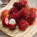 Egrow 5Pcs/Pack Rambutan Seeds Red Fruits Bonsai Plants Home Garden Ornamental Trees