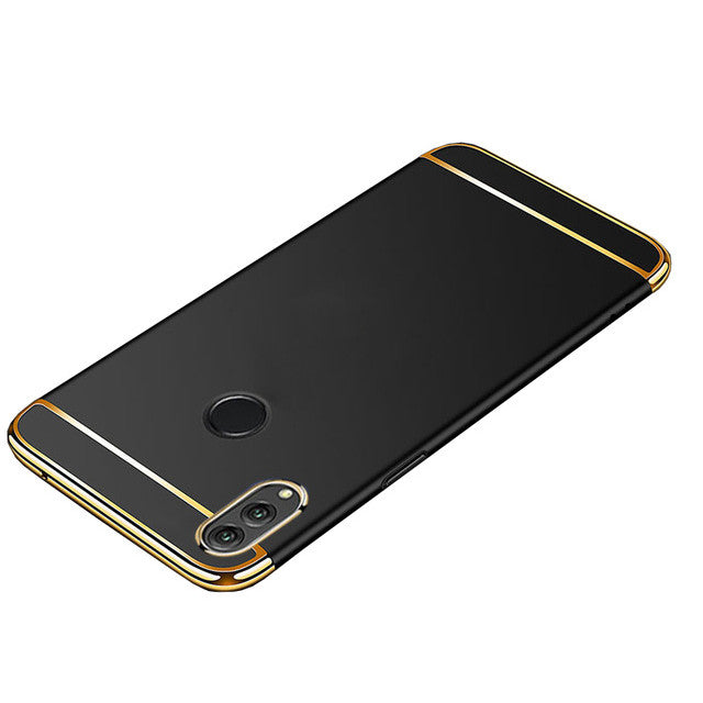 Bakeey Ultra-thin 3 in 1 Plating Frame Splicing PC Hard Protective Case For Huawei Honor 10 Lite / Huawei P Smart 2019