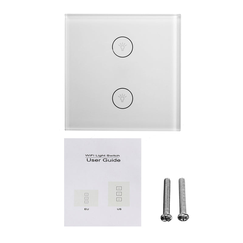 Excellway WIFI Smart Wall EU Switch Touch Panel APP Control With Alexa/Google Home