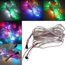 DC5V 5M WS2812 5050 SMD RGB 3 Pins LED Module Strip Light with Female Male Connector