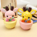 2PCS LeiLei Squishy Jumbo Teacup Deer Christmas Elk 14cm Slow Rising Original Packaging Gift Collection Toy