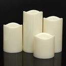 Cylindrical Flickering LED Candle Light Flameless Garden Yard Christmas Lamp Decoration