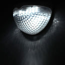 Solar Power 3 LED Double Color Temperature Wall Lamp Outdoor Waterproof Fence Garden Path Light
