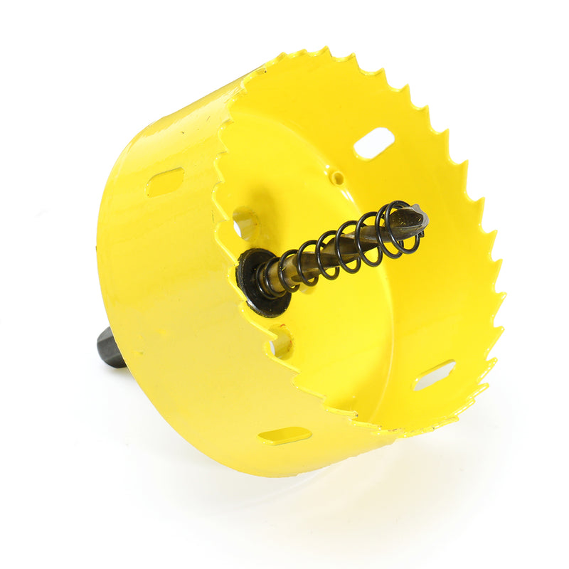 80mm Bi Metal Hole Saw Holesaw Cutter Arbor Drill Bit Wood Plastic Kit