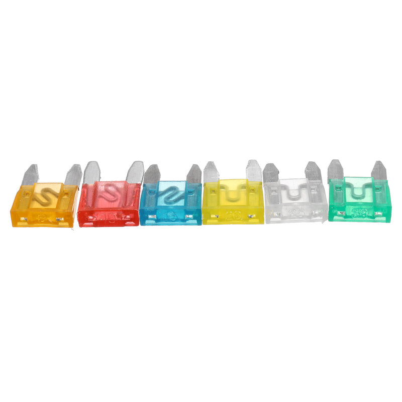 120pcs Mini Blade Fuse Box Assortment Set Automotive Truck Fuses Holder Kit
