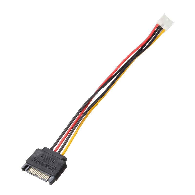 20cm Small 4Pin Female to 15Pin Male SATA Power Cable