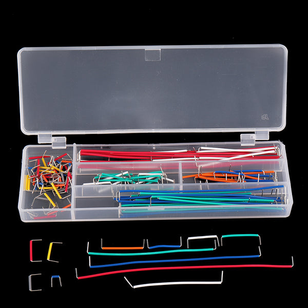 140pcs U Shape Shield Solderless Breadboard Jumper Cable Wires Kit For