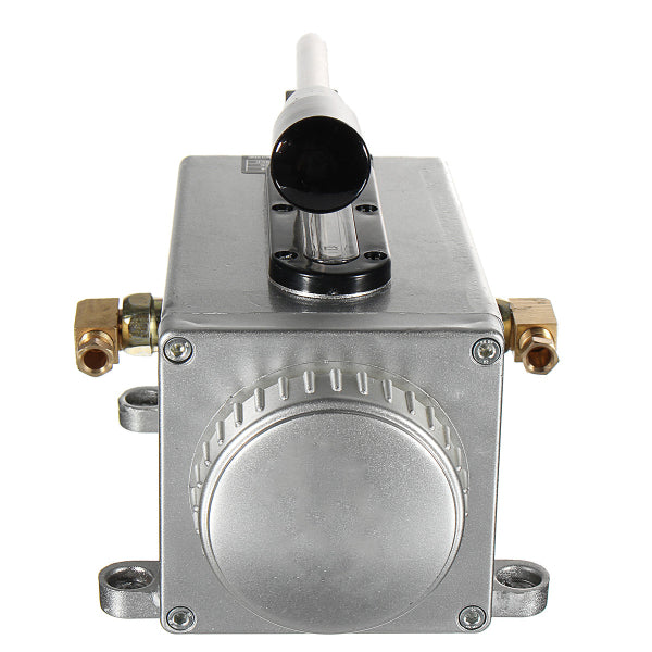 Y-8 Lubricating Manual Oil Pump Hand Lubrication 0.5L CNC 6mm Double Outlet Port