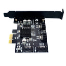 ITHOO PCE6SAT-M01 4 Ports SATA3.0 SSD PCI-E Expansion Card 6Gbps IPFS Hard Disk Adapter for Desktop Computer
