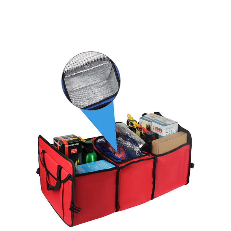 52L Foldable Car Trunk Boot Organizer Collapsible Box Storage Pocket Case Holder