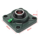 UCF204 20mm Diagonal Spherical Bearing Square Flange Pillow Block Bearing