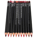 12 Colors Lip Liner Makeup Pencil Long Lasting Natural Waterproof Cosmetic Pen