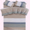 1.5m/1.8m 4 pcs Cotton Bedding Set Pillowcase Quilt Duvet Cover Flat Sheet Elegent Noble Bedding