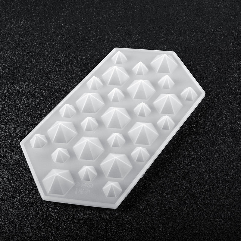 DIY Diamond Resin Casting Molds Silicone Jewelry Pendant Craft Making Mould