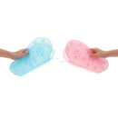 Butterfly Shape Silicone Bathroom Floor Mat Massage Exfoliation Shower Pad with Suction Cups