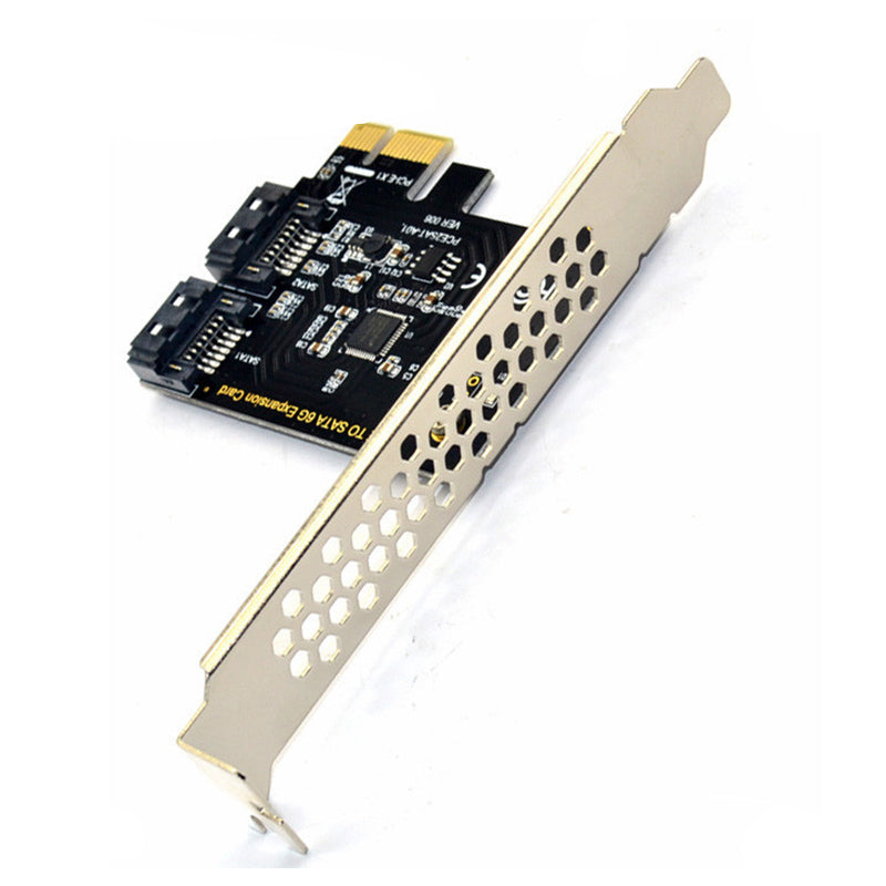 ITHOO PCE2SAT-A01 PCI-E to SATA3.0 6Gbps PCI-E Expansion Card IPFS Hard Disk Adapter for Desktop Computer