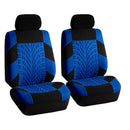 Premium Car Seat Cover Knitted Fabric Mesh Composite 9 Piece Set
