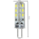 Kingso G4 3014 SMD 1.5W Non-dimmable Pure White LED Light Bulb for Car Boat Chandelier Indoor Use DC12V